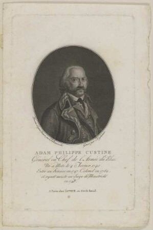 Bildnis des Adam Philippe Custine