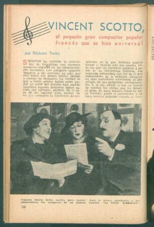 Vincent Scotto, el pequeño gran compositor popular francés que se hizo universal