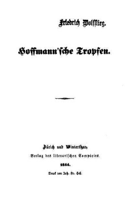 Hoffmann'sche Tropfen