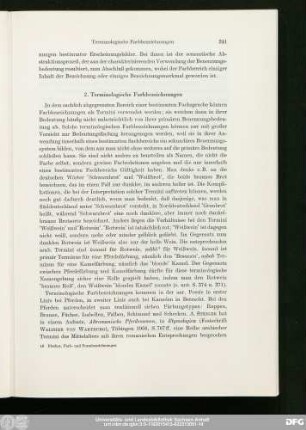 2. Terminologische Farbbezeichnungen