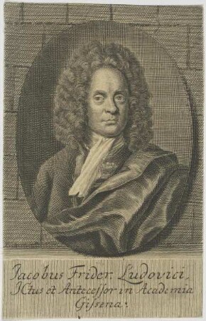 Bildnis des Jacobus Frider. Ludovici