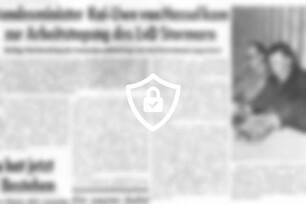 Bundesminister Kai-Uwe von Hassel kam zur Arbeitstagung des LvD Stormarn