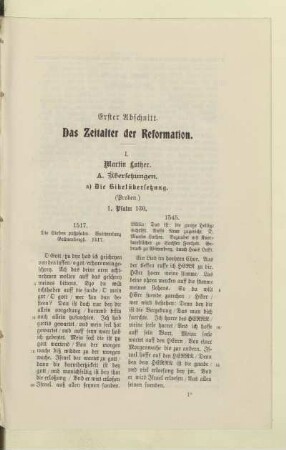 Das Zeitalter der Reformation