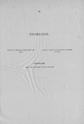 133. Pfeiler mit trilinguer Keilinschrift des Kyros