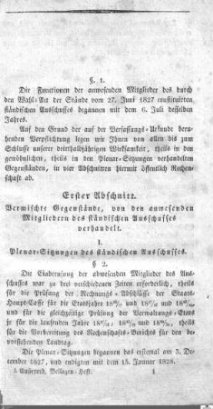 Vermischte Gegenstände