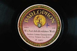 Wer hat dich du schöner Wald / [Musik: F. Mendelssohn; Text: J. von Eichendorff]