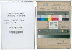 Entnazifizierung Ewald Doering , geb. 14.01.1900 (Justizangestellter)