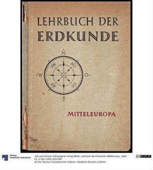 Lehrbuch der Erdkunde. Mitteleuropa.