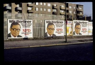 Wahlplakate SPD 25.2.75.