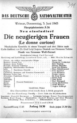 Die neugierigen Frauen (Le donne curiose)