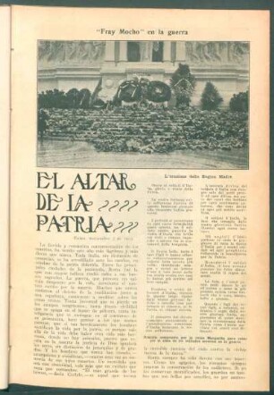 El altar dela patria : "Fray Mocho" en la guerra