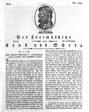 Nro. 229., Freitag den 16. November