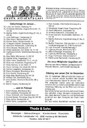 Glüsing war unser Ziel im Dezember