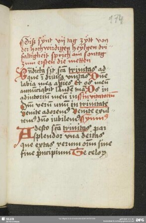 174r-200r: Gebete zur Trinität