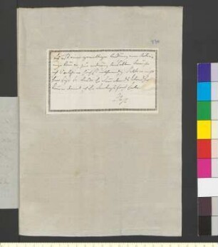 Brief von Sachsen-Weimar-Eisenach, Karl August Großherzog von an Goethe, Johann Wolfgang von