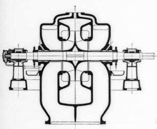 Pumpe, Querschnitt (Maffei-Schwartzkopff-Werke GmbH) : Technikgeschichte | Maschinenbau | Hebezeuge | Pumpen, Ventilatoren, Kompressoren