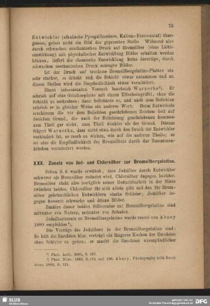 XXX. Zusatz von Jod- und Chlorsilber zur Bromsilbergelatine