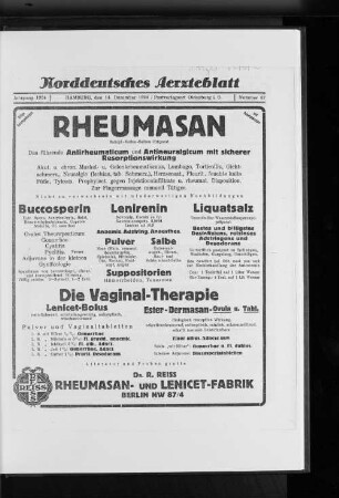 Nr. 42 1924 : Jahrgang 1924 Hamburg, den 14.Dezember 1924 Nummer 42