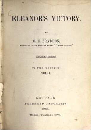 Eleanor's victory, 1