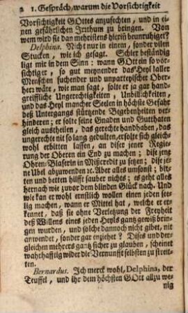 Etwas für Alle Das ist Eine wohlgegründte Gewissens-Ruhe : Auf Theologisch- und Ascetische Lehren gesetzt und abhandlend von allen in der Beicht vorfallenden Zweiffels-Sachen, von Stands-Erwählung, Gemeinds-Beschwerden, Ambts- und Diensts-Verwaltungen, Betten, Fasten [et]c. wie auch unterschidlichen Gemüths-Anfechtungen. Von allen Pfarr-Herrn, Beicht-Vättern, auch andern so wohl geistlich- als weltlichen Persohnen sehr nutzlich und Christ-auferbäulich zu lesen. Aus Anlaß der Materien, und auch zu mehrerer Annehmlichkeit in 17. Gesprächen zwischen einer Closterfrau und Beicht-Vatter mit Red- und Widerred vorgetragen, Dritter und letzter Theil. Aus Theologisch- und Ascetischen Lehr-Sätzen abhandlend von subtilisten Anfechtungen Christlicher Seelen, Welche sie haben, oder haben können in puncto der Vorsichtigkeit Gottes, des ernstlichen Willens alle seelig zu machen, der Gnaden-Wahl, der geringen Zahl der Auserwählten, der von Gott bestimmten Sünden-Zahl, der Forcht des Todts, der Glaubens-Wahrheiten, der nothwendigen Gnaden Gottes, der Verdiensten guter Wercken, des Fruchts heiligster Communion, der Ablassen, und des langwierigen Fegfeurs [et]c. : Abermal Gespräch-weiß vorgetragen zwischen einigen Closter-Frauen und dem Beicht-Vatter Zu aller Christlichen Seelen, was Stands sie seyn mögen, sonderbahrem Nutzen