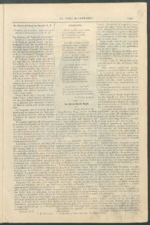 La planta del Sisal en Nasau. N. P. : (Traducido del Scientifíc American, para "El Perú Ilustrado" por J. de D. B.)
