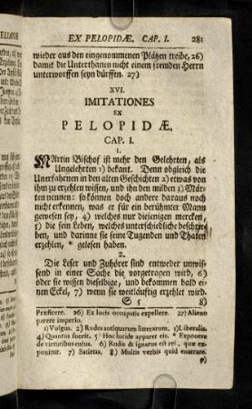 281-281, XVI. Imitationes Ex Pelopidae.