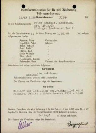 Schimpf, Fritz