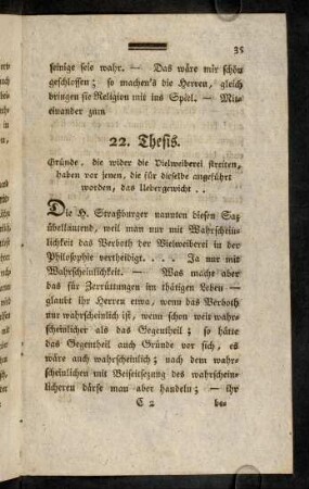 35-52, Thesis 22.