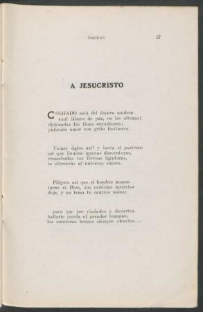 A Jesucristo