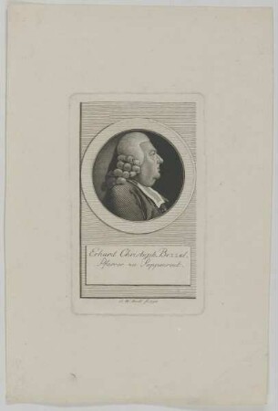 Bildnis des Erhard Christoph Bezzel