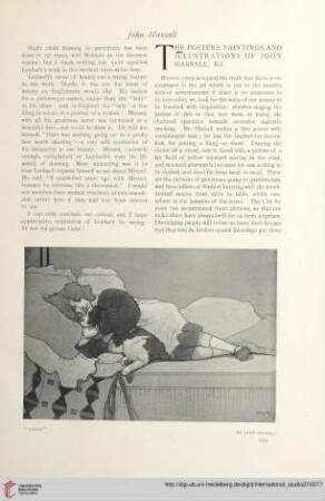 27.1905/06 (1906) = Nr. 107: The posters, paintings, and illustrations of John Hassall, R. I.