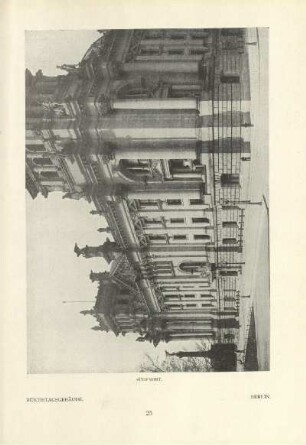 Reichstagsgebäude. Südfront. Berlin