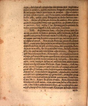 Quaestionem historico-politicam; An principi standum in acie?