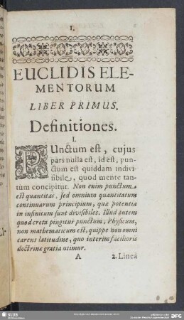 Euclidis Elementorum Liber Primus