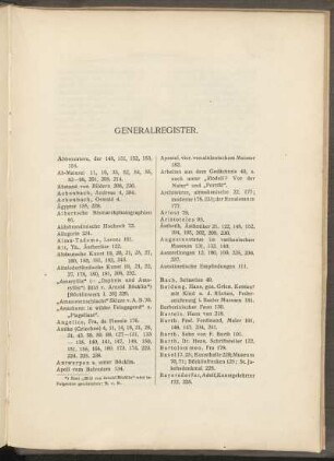 Generalregister.