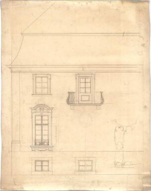 Hildebrand, Adolf von; München, Maria-Theresia-Str. 23; Wohnhaus Hildebrand - Häuserfassade (Detail)