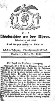 21. Stueck, 23. Mai 1836