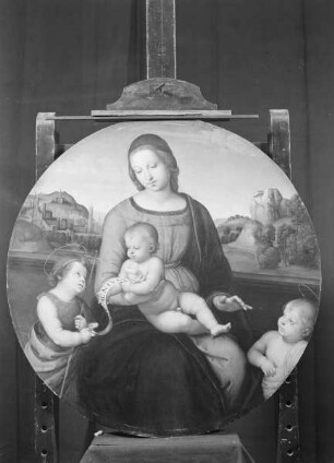 Maria mit dem Kind und dem kleinen Johannes / Madonna Terranuova