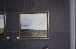 Ausstellung "Landschaften" von Lothar Hoffmann: Kreistagssitzungssaal: Foyer: Landschaftsgemälde
