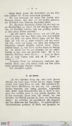 2. Zu Hause