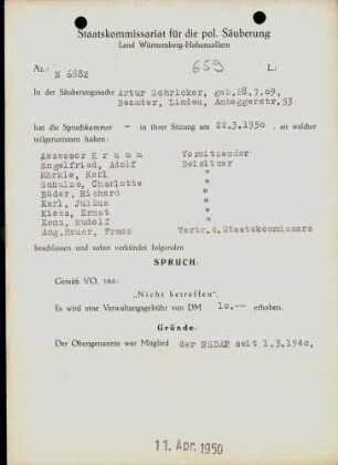 Schricker, Arthur