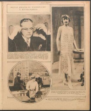 Notas gráficas nacionales y extranjeras [Fotografías]