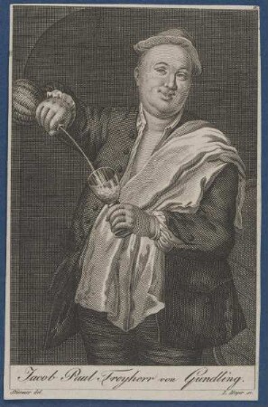 Bildnis des Jacob Paul von Gundling