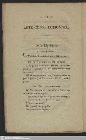 Acte Constitutionnel