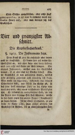 Vier und zwanzigster Abschnitt