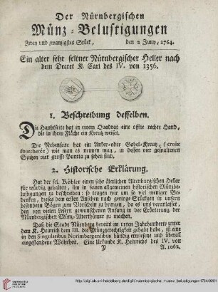 (Zwey und zwanzigstes Stueck, den 2. Juny - Sechs und zwanzigstes Stueck, den 30. Juny)