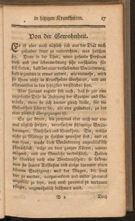 Von der Gewonheit