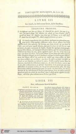 Livre III / Liber III