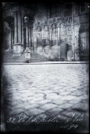 Dijon, Rue du Palais, Eingang des Palais de Justice