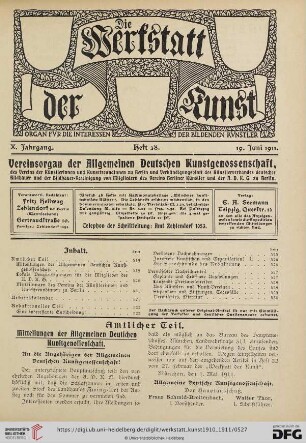 Heft 38 (19. Juni 1911)